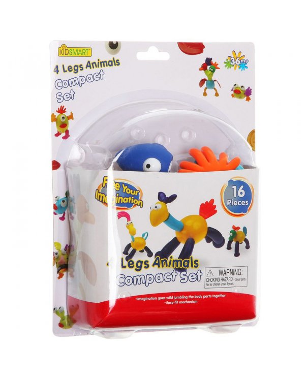 Конструктор-звери. Мир фантазий, 16 деталей