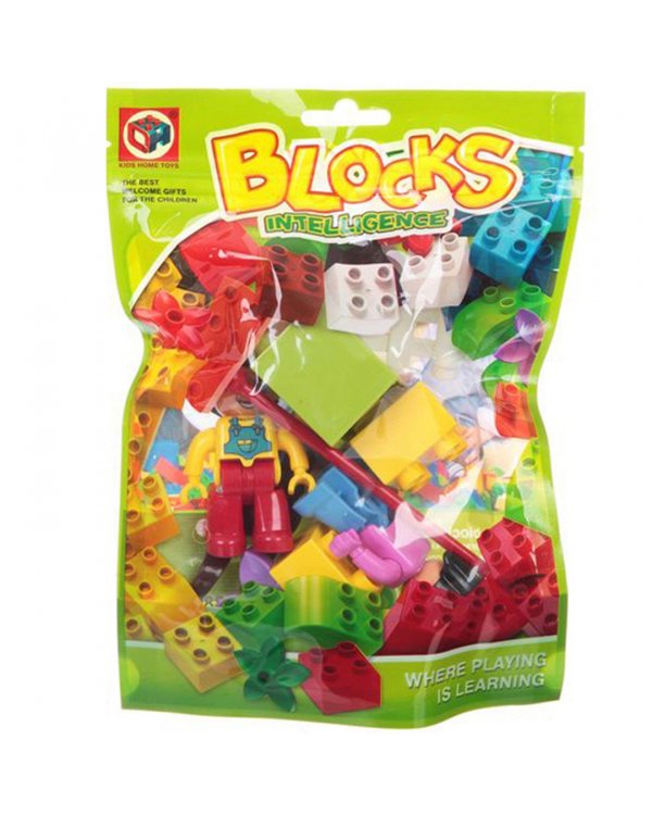 Конструктор пластиковый, 9 деталей