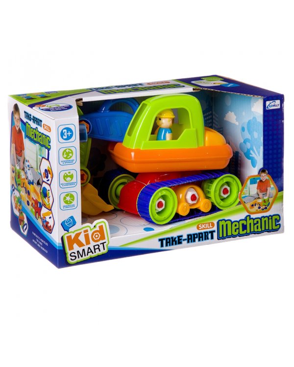 Конструктор с отвёрткой. Экскаватор