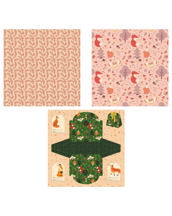 Тематическая двухсторонняя бумага для скрапбукинга. Волшебные истории, 12 листов