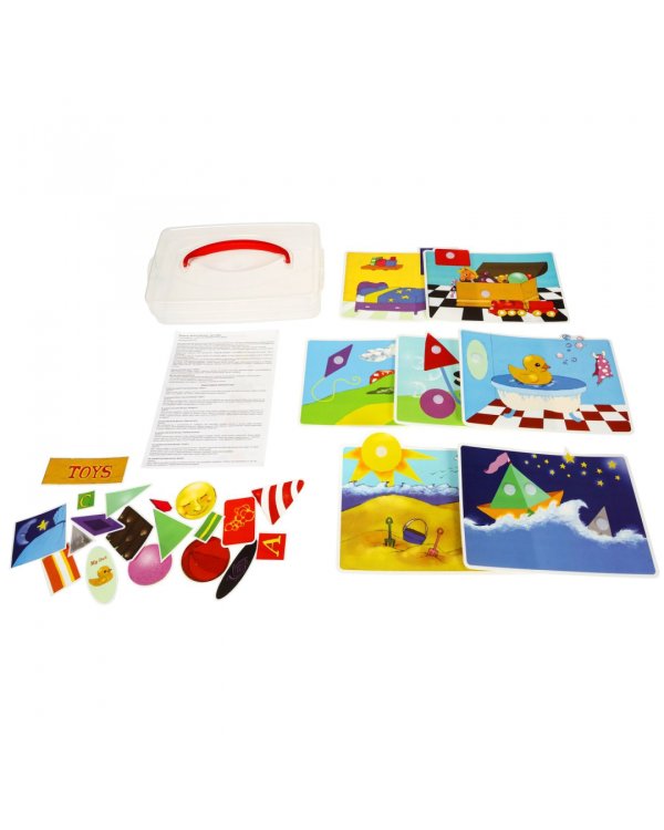 Игра настольная развивающая. Веселые фигурки