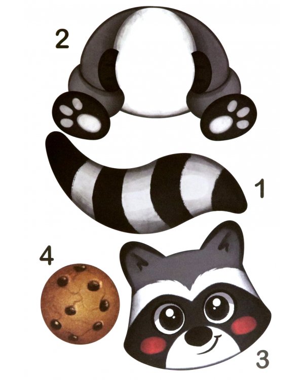 Большие аппликации для малышей. Животные