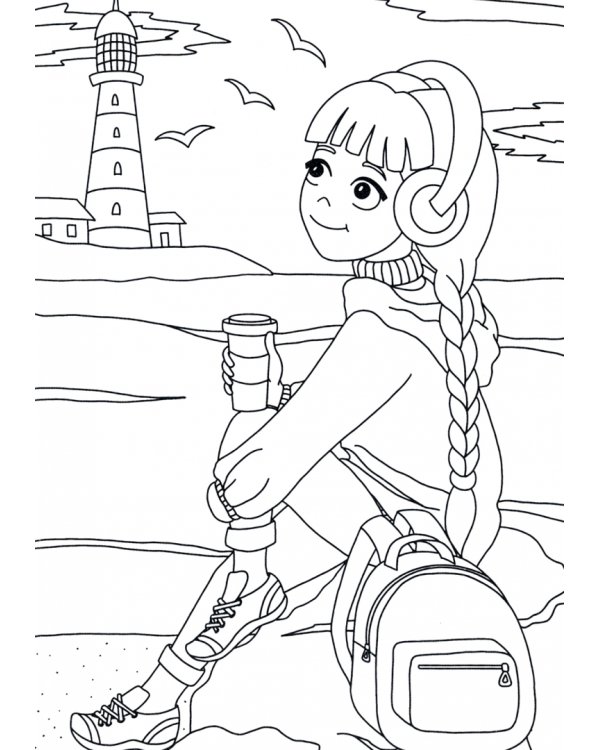 Раскраски А5. Для девочек