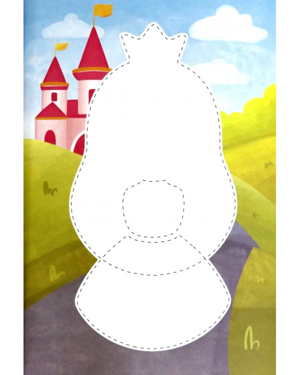 Большие аппликации для малышей. Для девочек