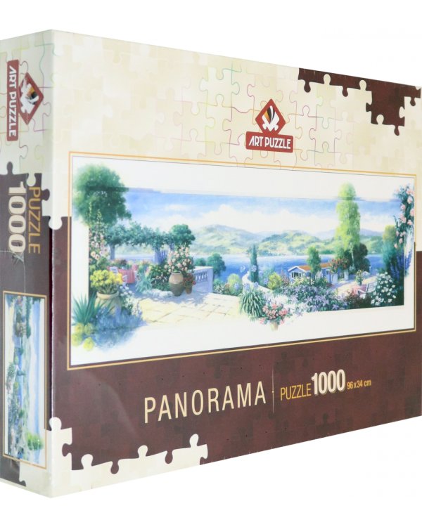 Пазл-панорама. Террасный сад, 1000 элементов