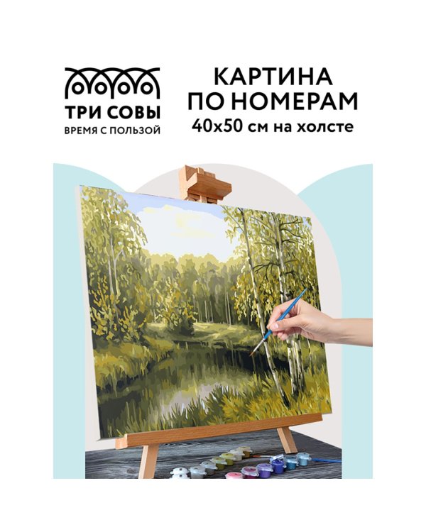 Картина по номерам. Летний пейзаж