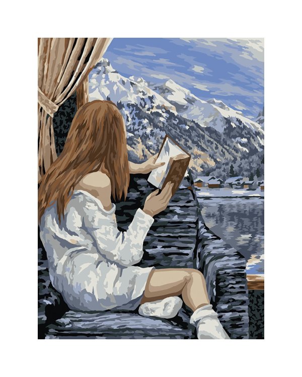 Картина по номерам. Красивый вид