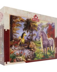 Пазл. Затаившиеся лошади, 1000 элементов