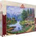 Пазл. Деревня у озера, 1500 элементов