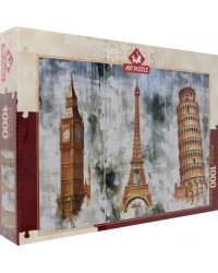 Пазл. Три города. Три башни, 1000 элементов