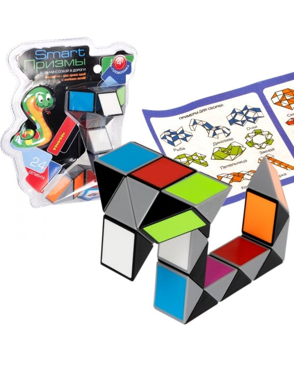 Игра-головоломка Smart Призмы, пёстрая змейка