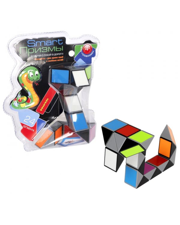 Игра-головоломка Smart Призмы, пёстрая змейка