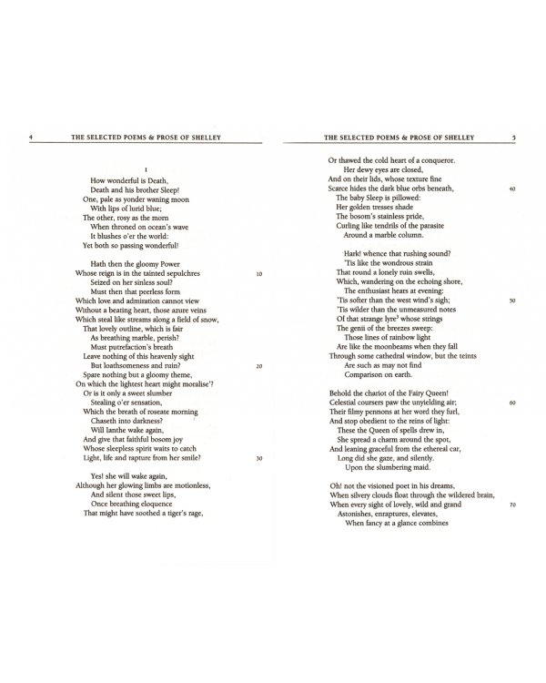 The Selected Poetry &amp; Prose of Shelley