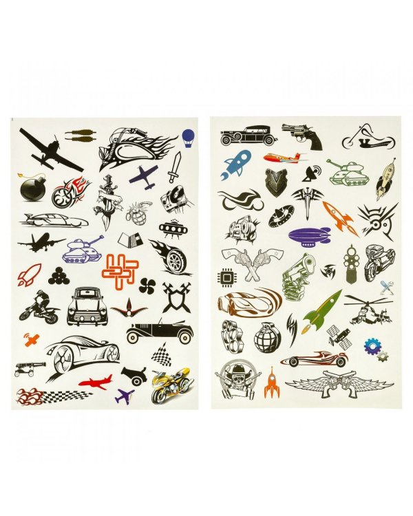 Набор Тату-арт. Оружие и техника