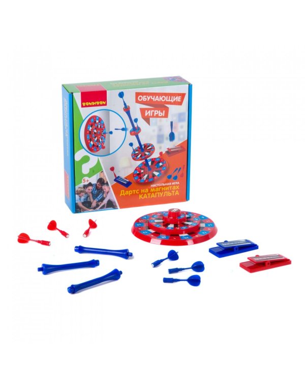 Игра настольная Катапульта. Дартс на магнитах