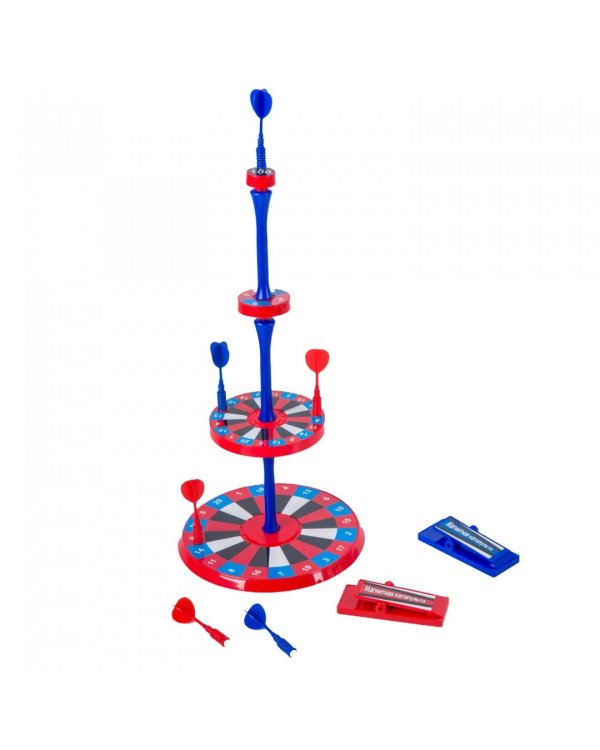 Игра настольная Катапульта. Дартс на магнитах