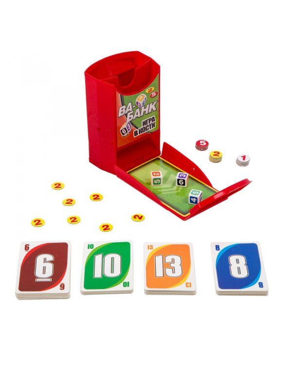 Настольная семейная игра в кости Ва-Банк