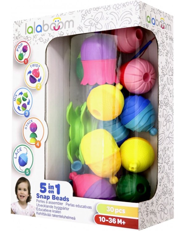 Игрушка развивающая Lalaboom 30 предметов