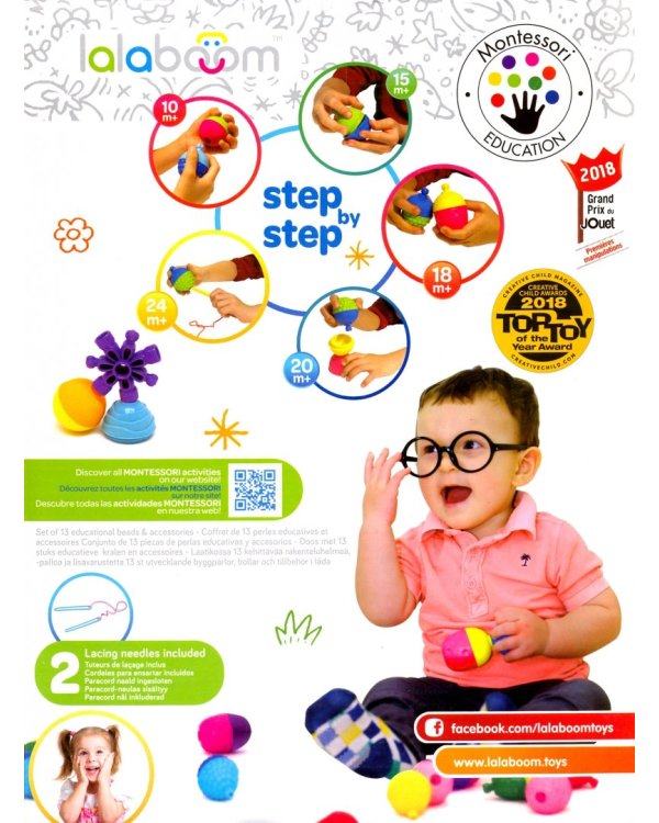 Игрушка развивающая Lalaboom 30 предметов