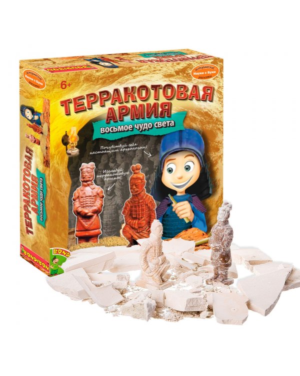 Исторические раскопки Терракотовая армия, генерал, лучник