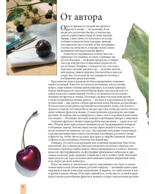 Портреты овощей и фруктов. Практическое руководство по рисованию акварелью