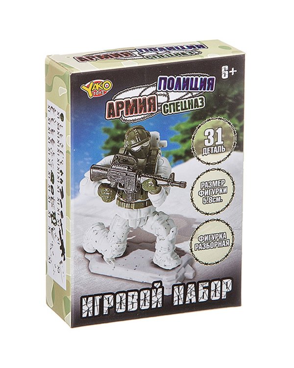 Конструктор Фигурка солдата, 31 деталь