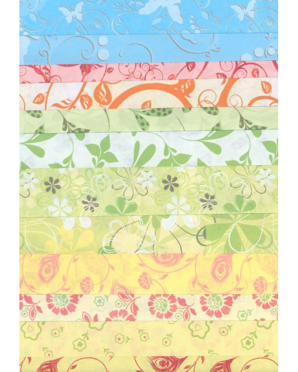 Цветная бумага для оригами с рисунком Кораблик, 18 листов