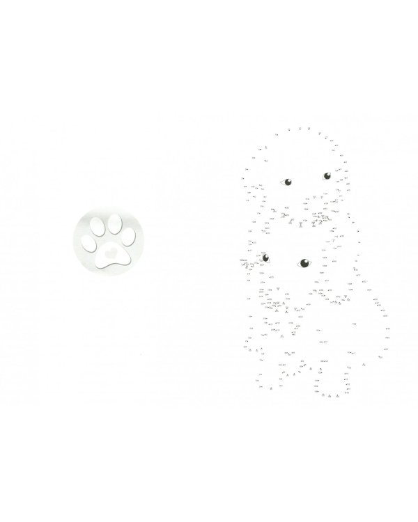 Собачки. Рисуем по точкам