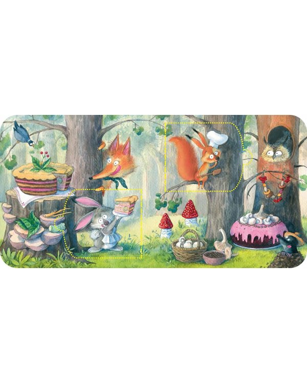 Кто испёк пирог? Загадки с окошками