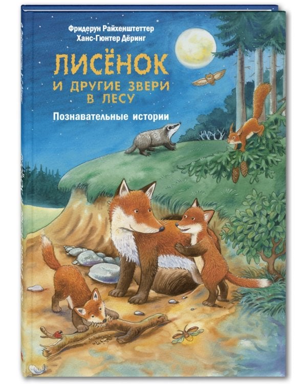 Лисёнок и другие звери в лесу. Познавательные истории
