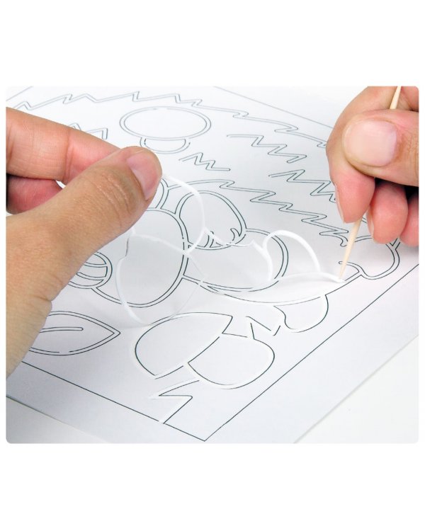 Песочная фреска Танцующий лисенок