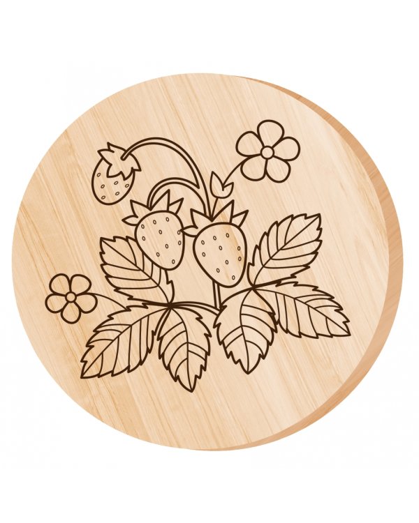 Доска для выжигания Земляника