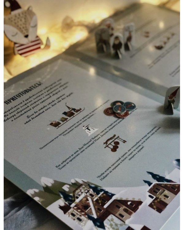 Зимняя книга волшебных игр. Восемь настольных игр, которые перенесут вас в новогоднюю сказку