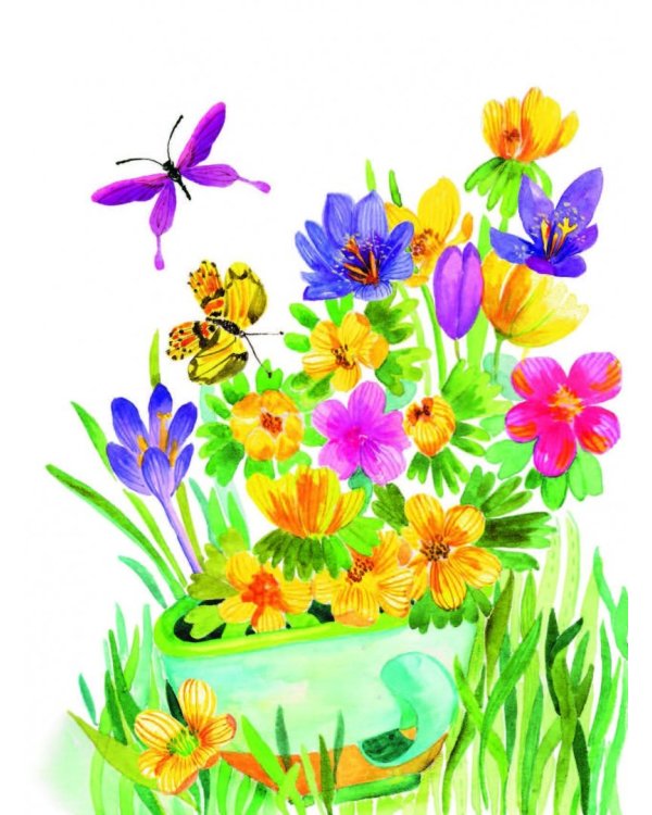 Акварельное вдохновение. 500 наклеек для создания неповторимых картин