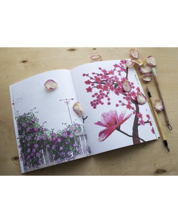 Акварельное вдохновение. 500 наклеек для создания неповторимых картин