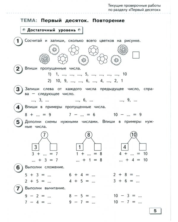 Математика. 2 класс. Проверочные работы. Адаптированные программы