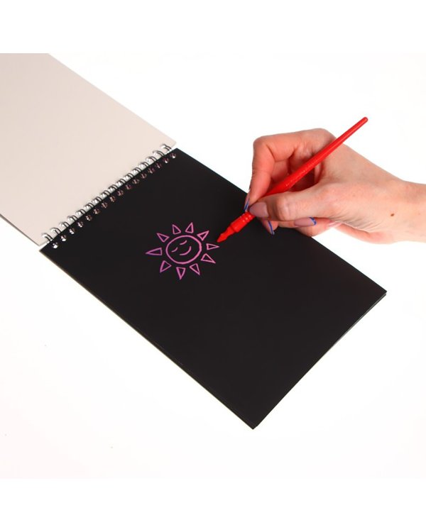 Блокнот-гравюра Зверята, 10 листов