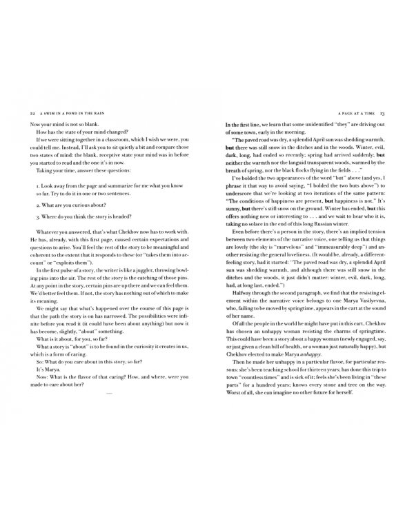 A Swim in a Pond in the Rain