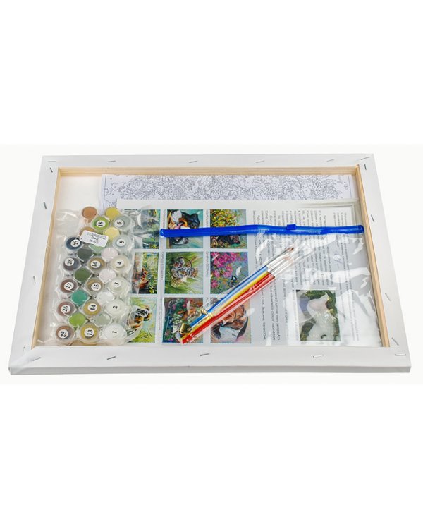 Живопись на холсте. Букетик в подарок