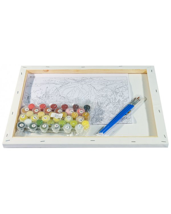 Живопись на холсте. Душистый букет