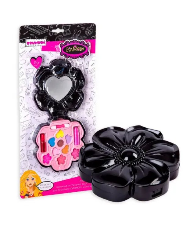 Набор детской декоративной косметики. Косметичка-цветок