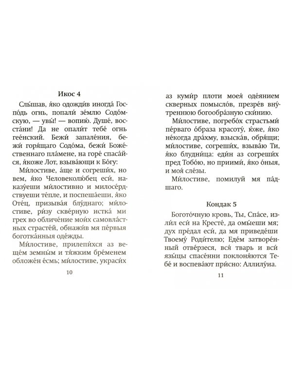 Акафист покаянный на основе Великого канона преподобного Андрея Критского