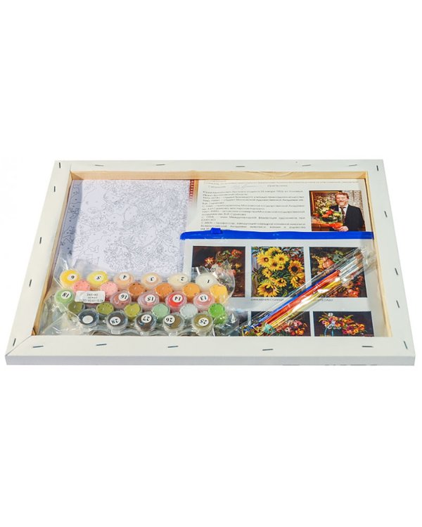 Живопись на холсте Букет в саду