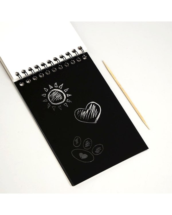 Блокнот-гравюра Kitty unicorn, 10 листов