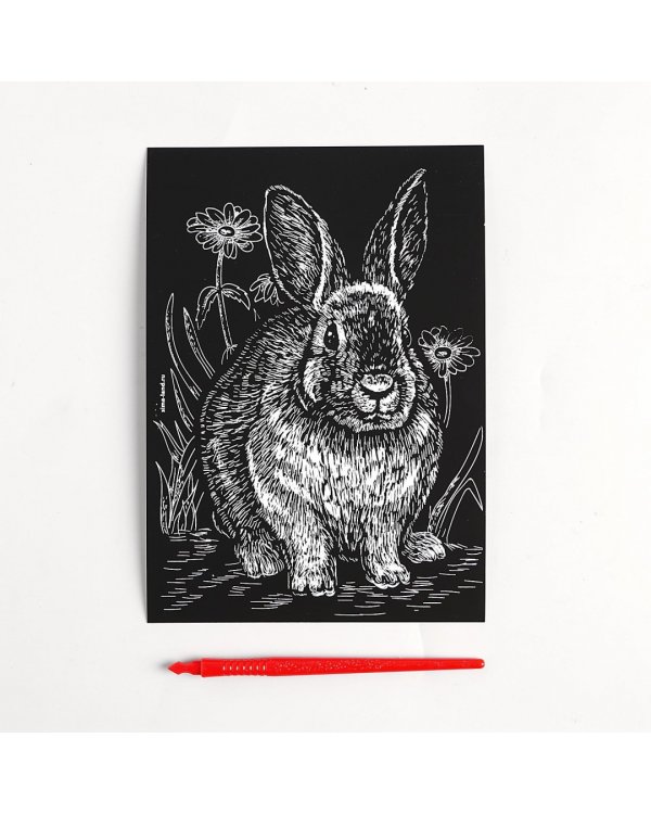 Гравюра Кролик, А5