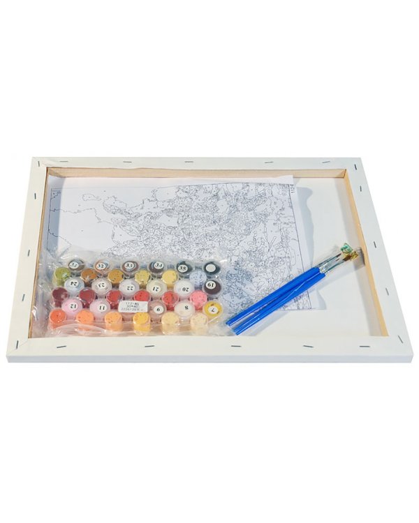 Живопись на холсте. Чудесный букет