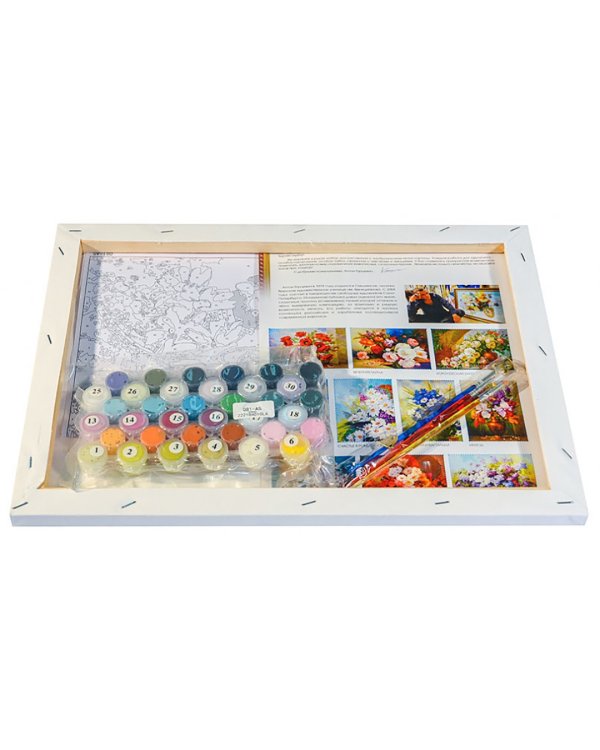 Живопись на холсте. Счастье в ромашках