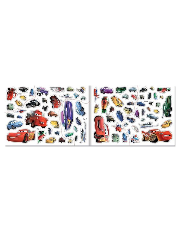 Альбом Ни дня без гонки. Тачки, 250 наклеек