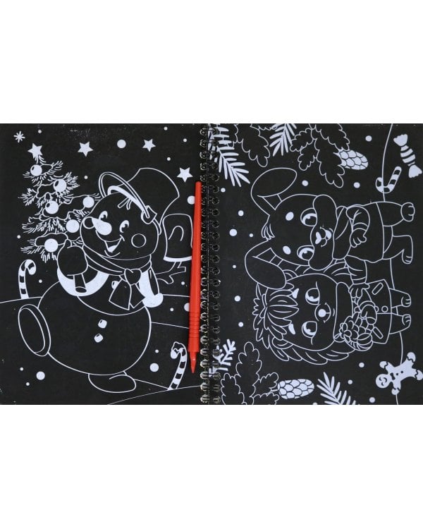 Книга для творчества Гравюры. Зверята