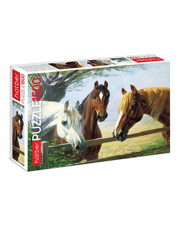 Puzzle-1500 Прекрасные лошади
